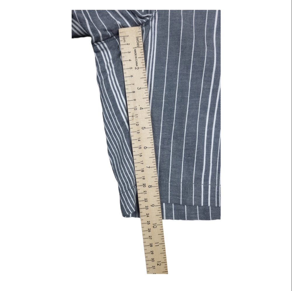 NWT MENS GOODFELLOW BRAND LINDEN GRAY/ WHITE FLAT FRONT SHORTS Sz 28. 9" INSEAM - Picture 6 of 9